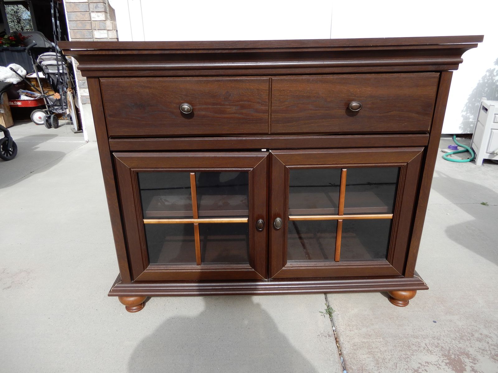 Highboy TV Stand