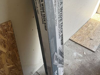 Halex Extra Wide Tack Strip for Concrete Subfloors - 100 Strips / 400 Lin. Ft.