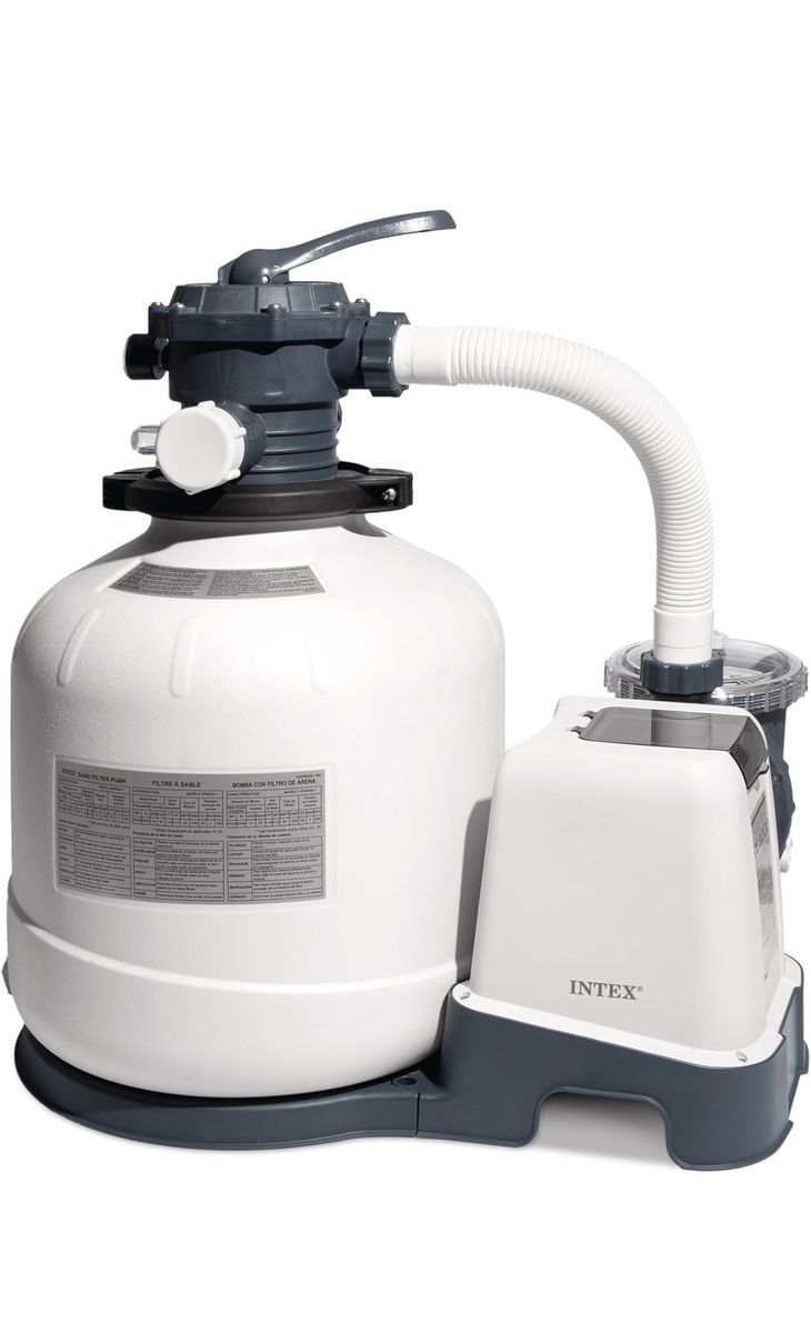 New INTEX 3,000 GPH Krystal Clear Sand Filter Pump for Above Ground Pools, Swimming Pool Pump/Filter