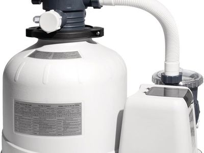 New INTEX 3,000 GPH Krystal Clear Sand Filter Pump for Above Ground Pools, Swimming Pool Pump/Filter