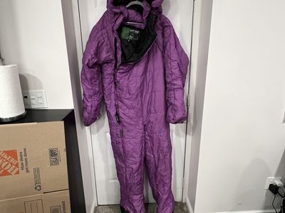 45° Selk’Bag Lite w/ Stuff Sack – Adult Large – Purple - Sleeping Bag Onesie