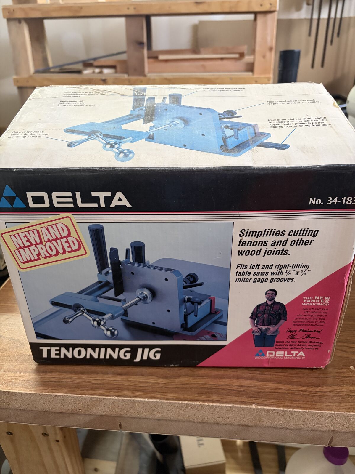 Delta Tenoning Jig Model 34-183