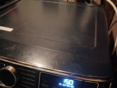 GE Ultrafresh Vent System Front Load Washer - Black - Excellent Condition