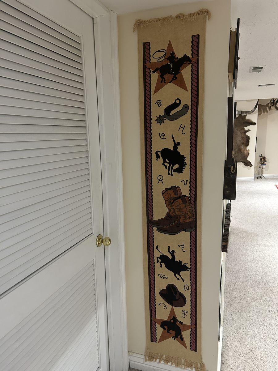 Adorable cowboy tapestry – art