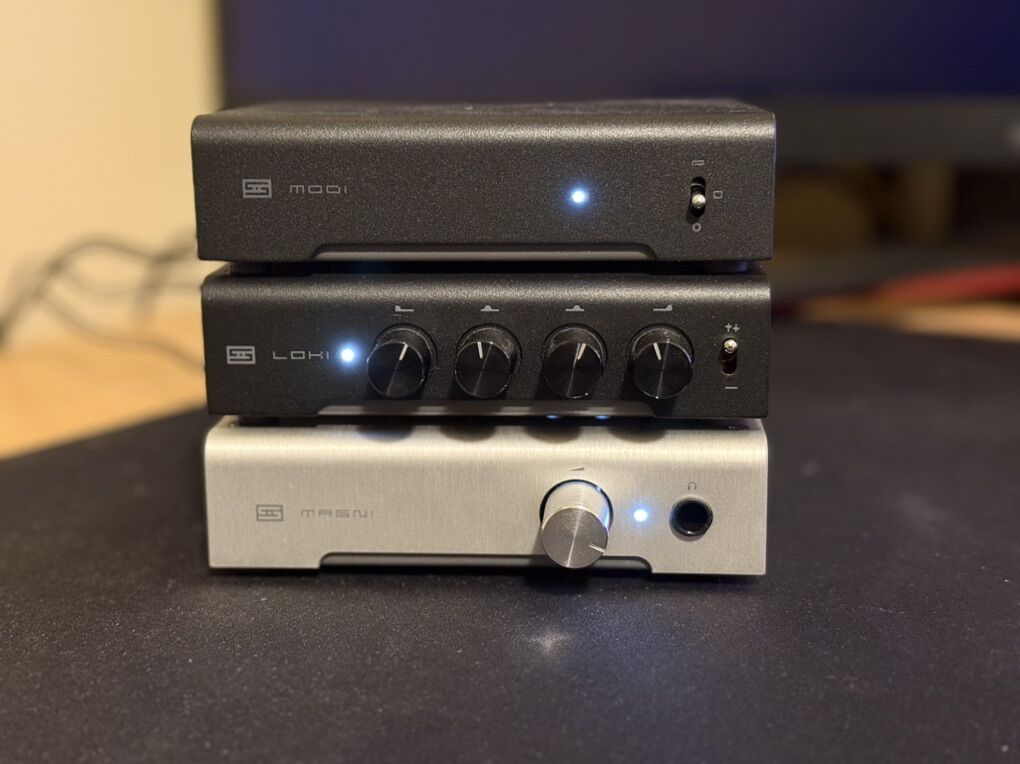Schiit “Stack” Desktop Audio Setup