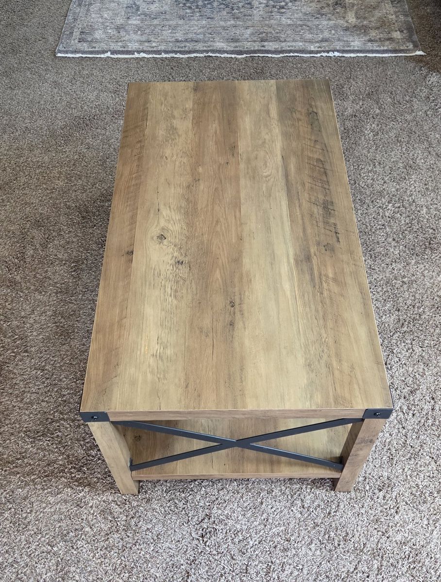 40 x 22 Coffee Table with Storage Shelf