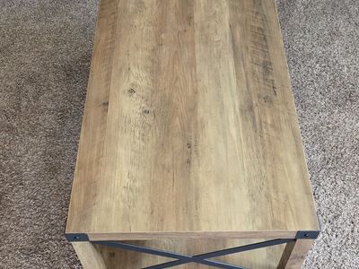 40 x 22 Coffee Table with Storage Shelf