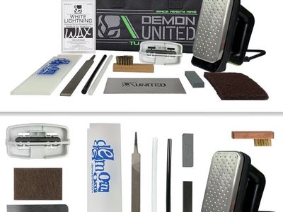 NEW Demon United Complete Basic Tune Kit with Wax - Ski & Snowboard Tuning Iron & Tools