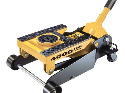 CAT 4000 lb. 3-in-1 Garage Floor Jack and ATV Jack (Lifting Range from 5-1/2 inches to 17-1/2 inches) 1414409 #83465