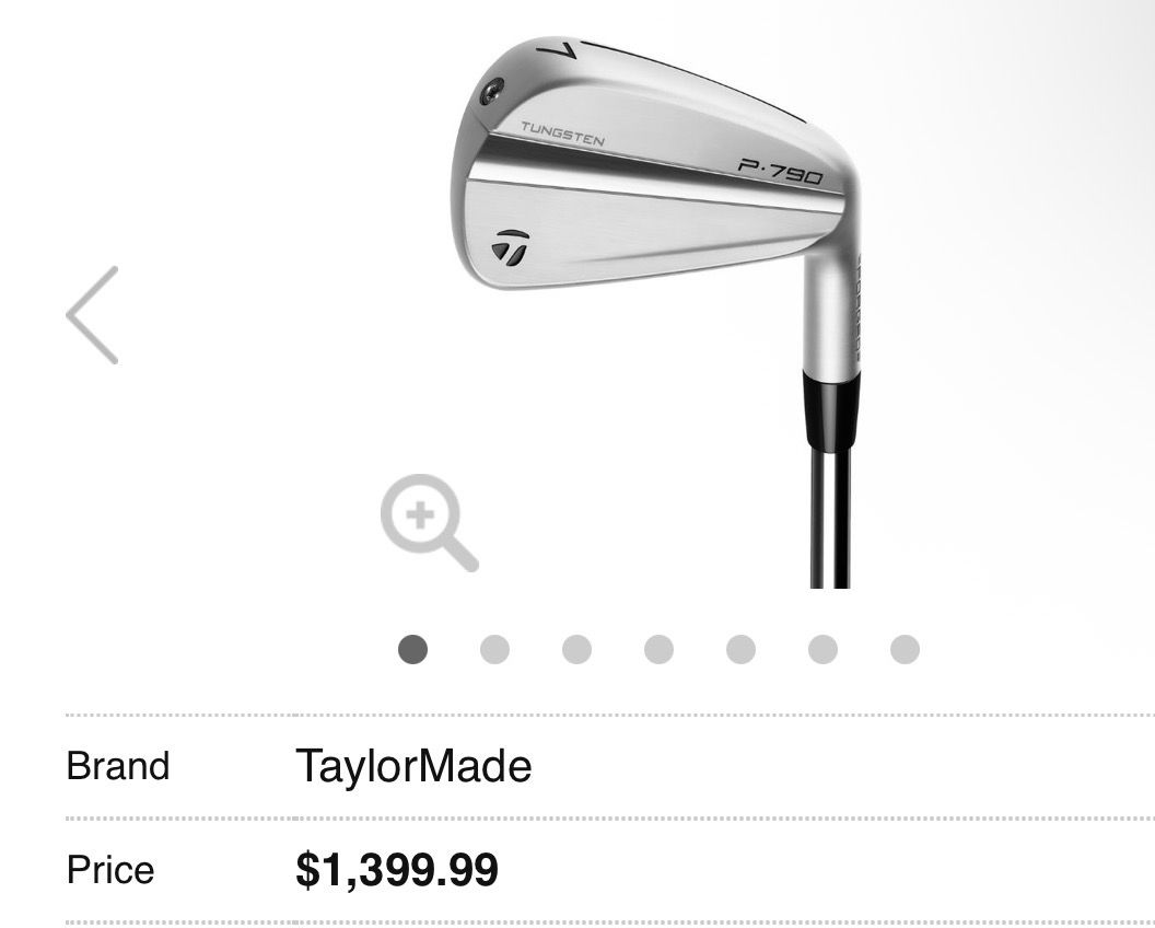 New Taylormade P790 Iron set
