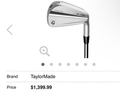 New Taylormade P790 Iron set