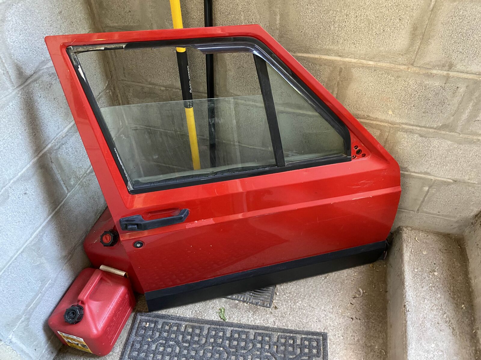 84-95 Jeep Cherokee XJ Front Passenger (RF) OEM Door w/ extras