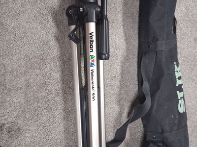 Velbon VideoMate 500 Camera Tripod with Attachment Nice!
