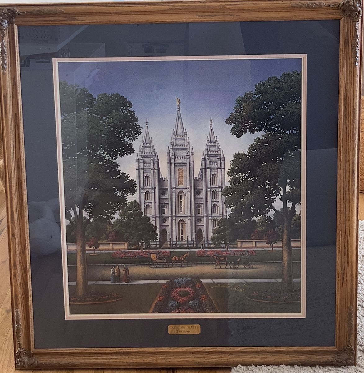 Dowdle Print of Salt Lake Temple Signed and Number