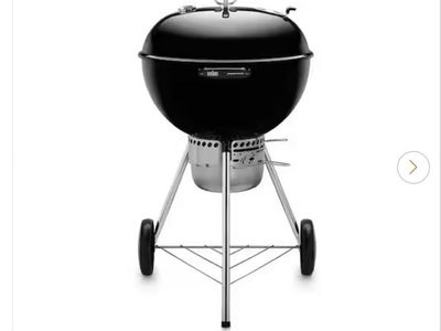 Weber 22 in. Charcoal Grill in Black with Premium Grill Cover