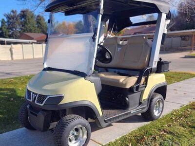 The All-New 2025 Beige Lithium Evolution-EV Tara Spirit Air Golf Cart