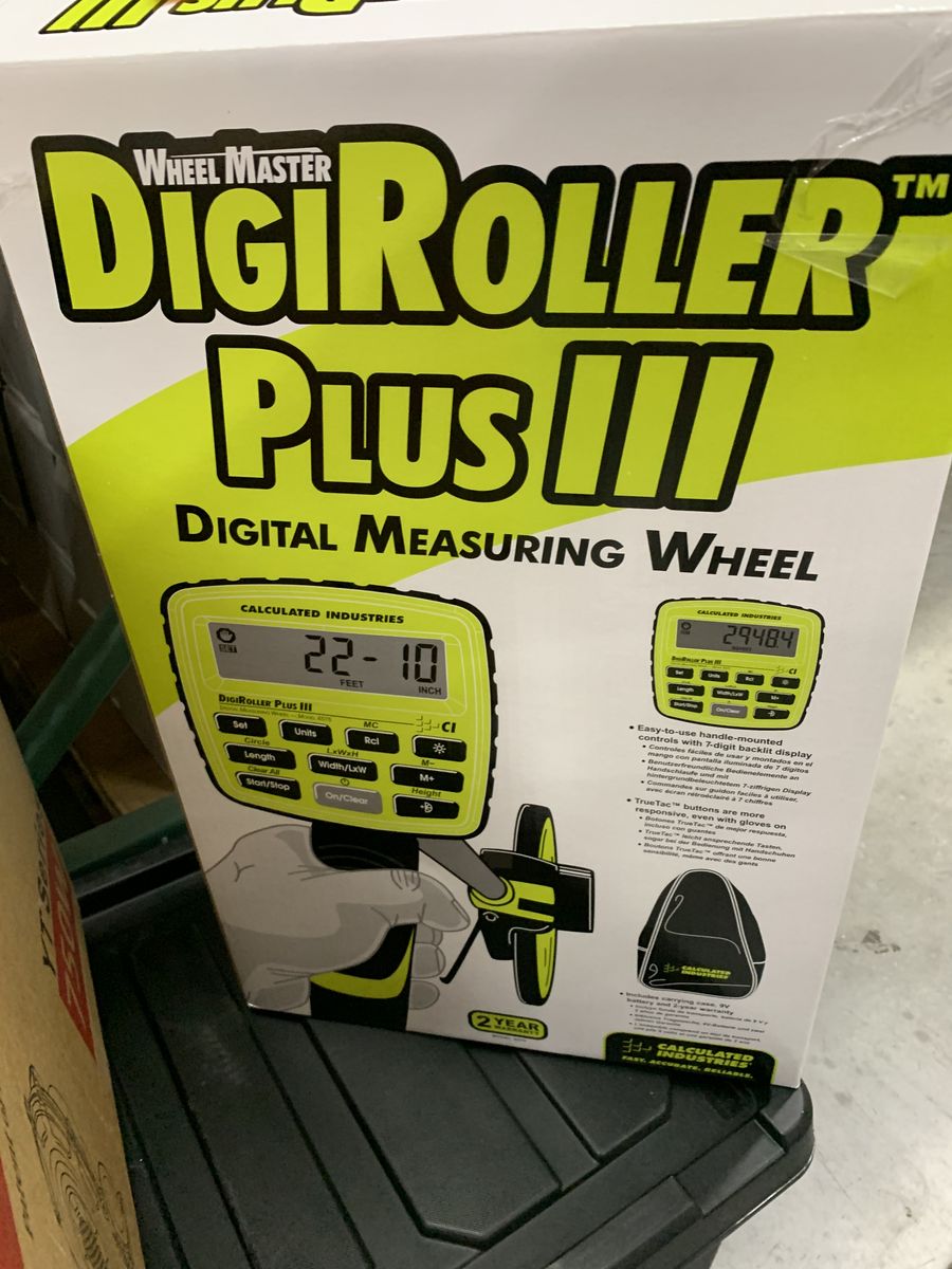 Calculated Industries 12.5 in. DigiRoller Plus III Digital Measuring Wheel