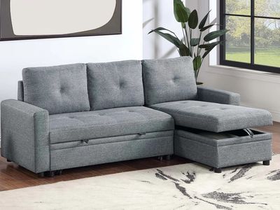 NEW SECTIONAL SOFA-BED with STORAGE BUILT IN