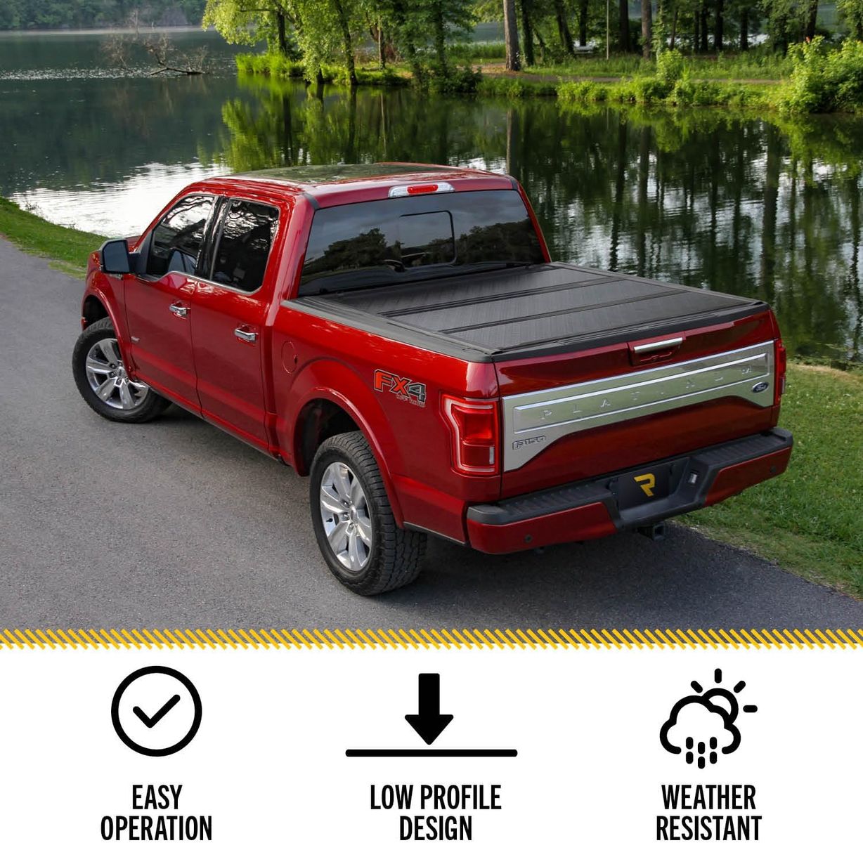PART# FX21019 UNDERCOVER FLEX HARD FOLDING TONNEAU COVER 2015 - 2020 F150