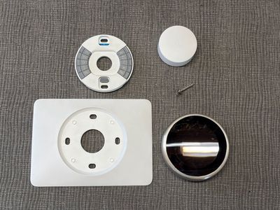 Google Nest Learning Thermostat with Wall Plate and Mounting Base and temp senesor