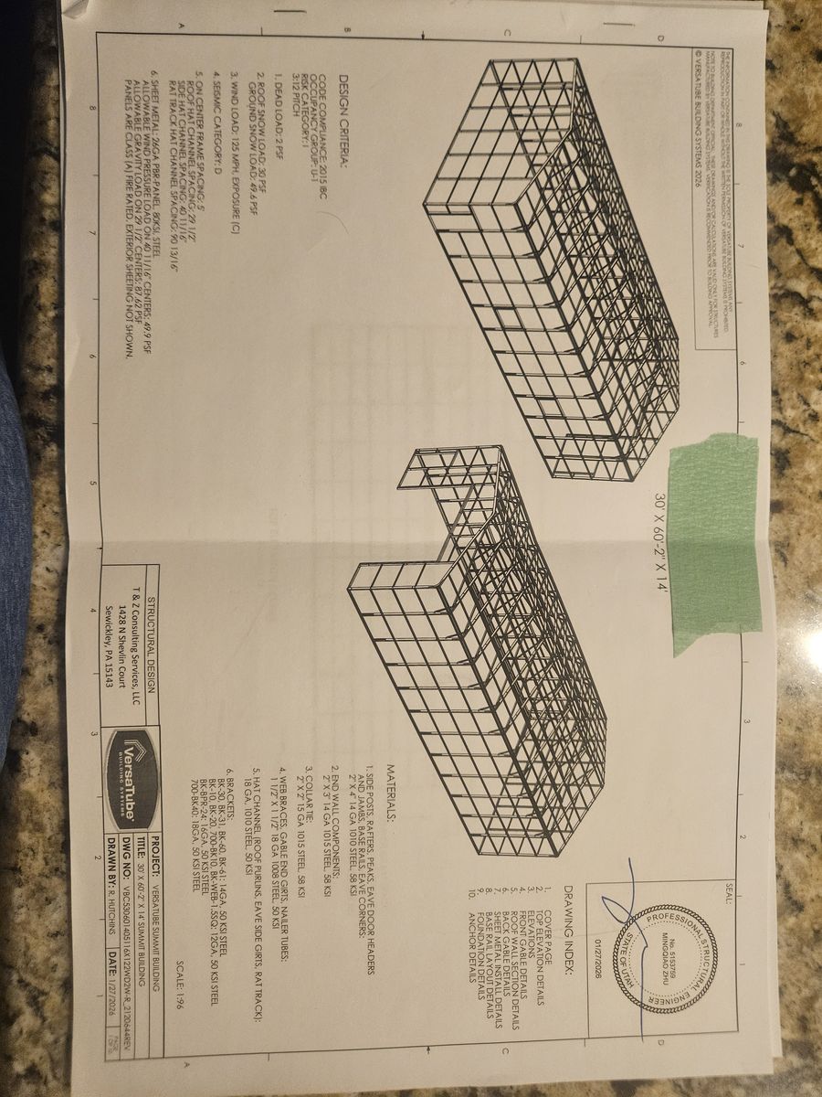 30 x 60 x 14' versitube shop