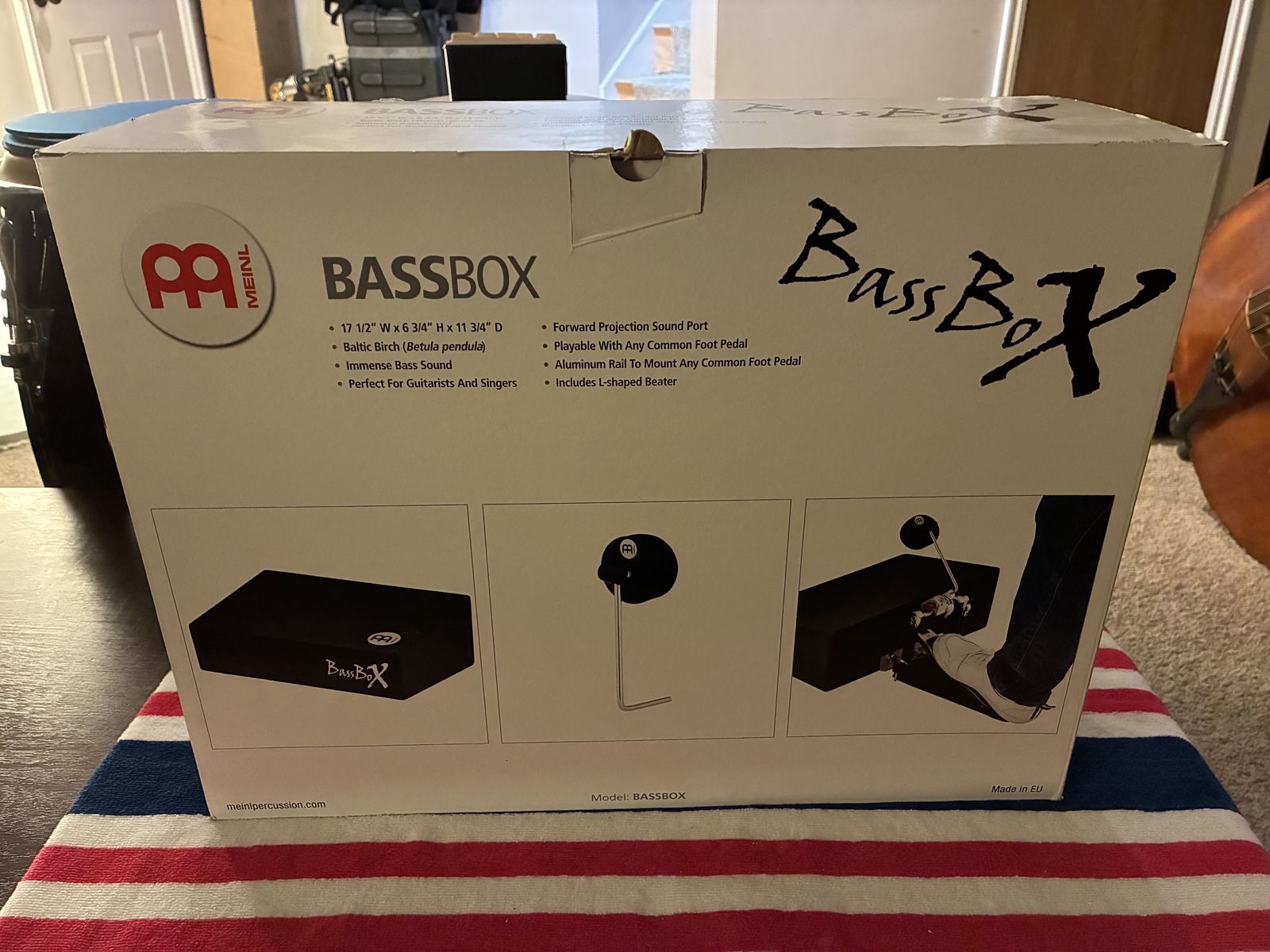 AA Meinl Bassbox Percussion Stomper Cajon