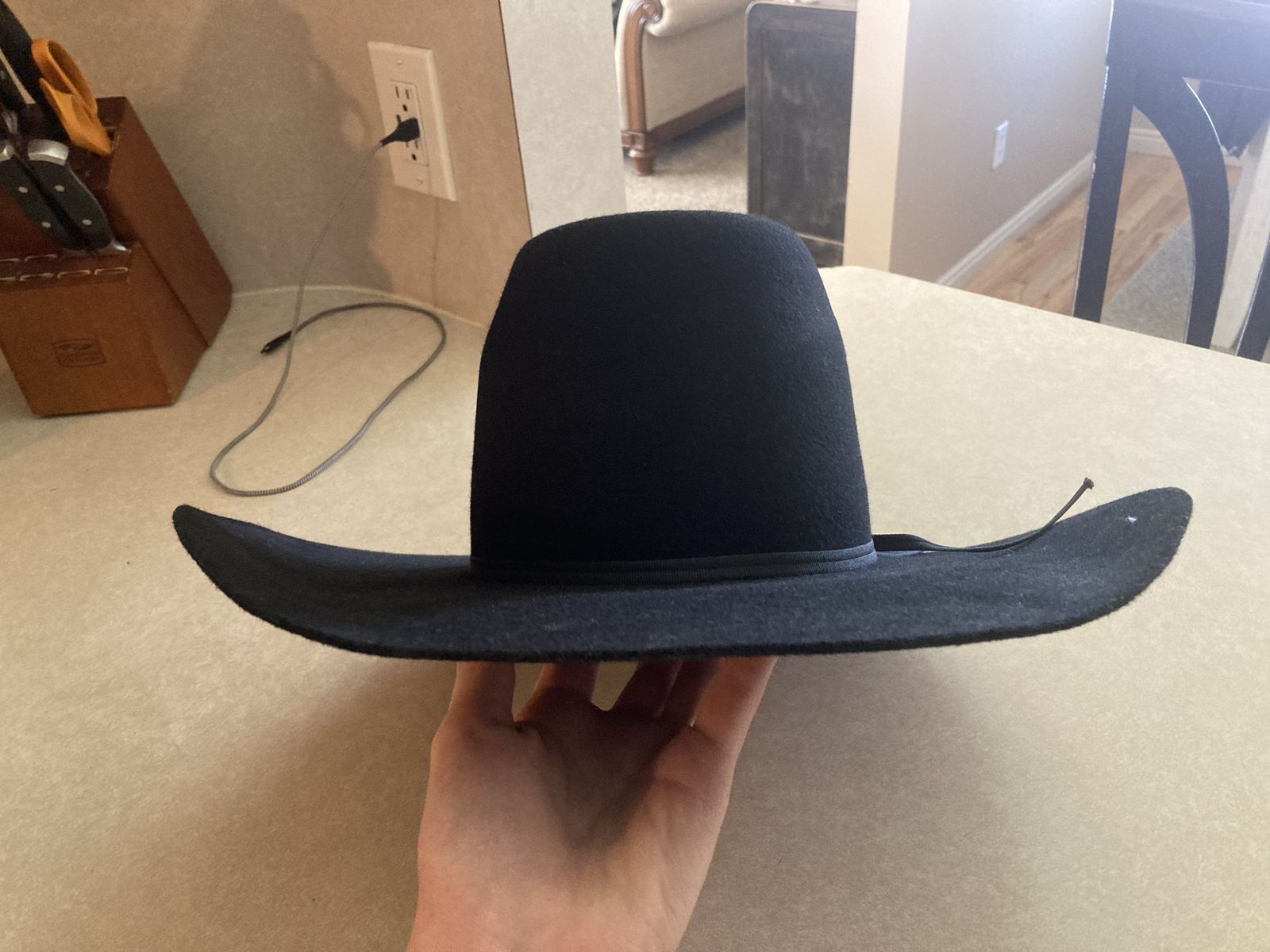 Ariat 2X Premium Wool Cowboy Hat Size 7 1/8