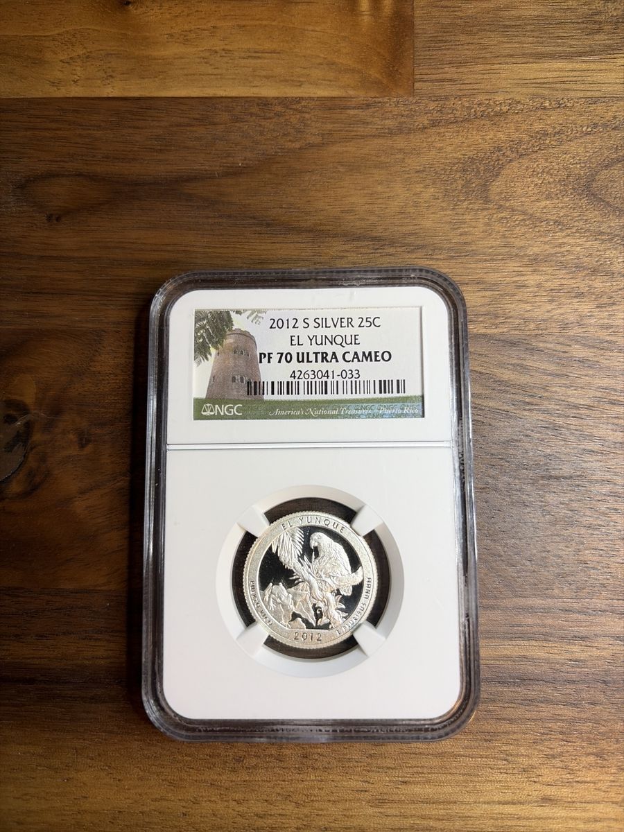 2012 S SILVER 25C EL YUNQUE NGC PF 70 ULTRA CAMEO Quarter
