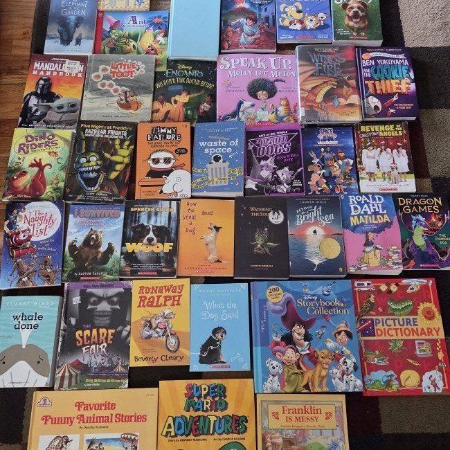 Over 50 kid and teen books