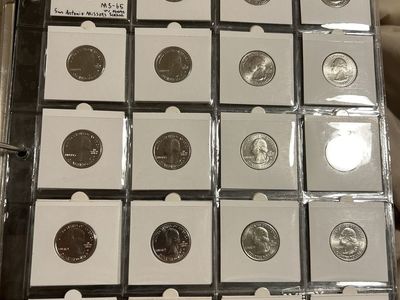2019 W San Antonio Missions MS-65 Quarters - 20 Uncirculated Coins