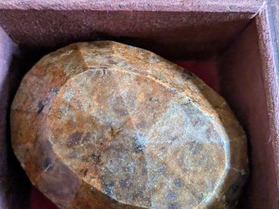 1227 ct Opaque Yellow oval Natural Sapphire