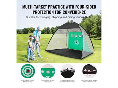 New 10' x 7' Golf Net with Accessories