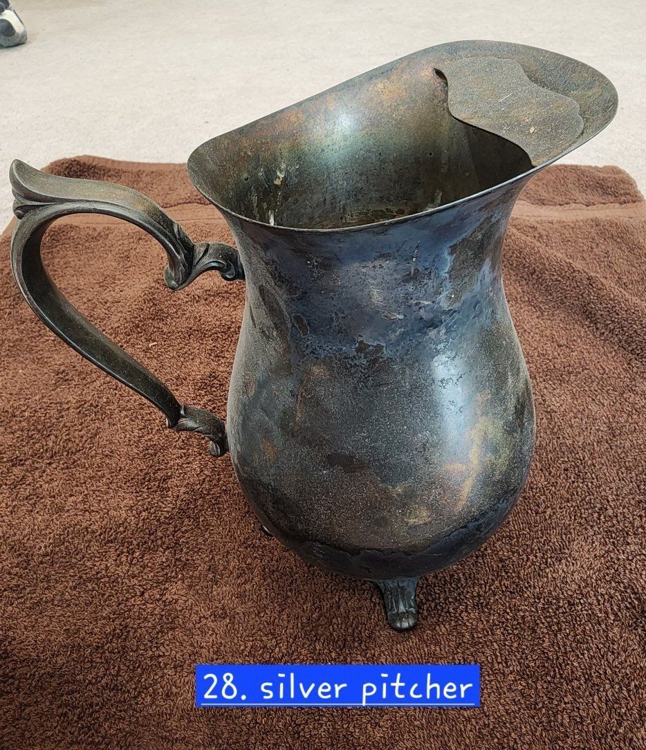 Vintage silver pitcher