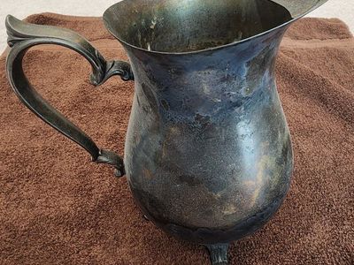 Vintage silver pitcher
