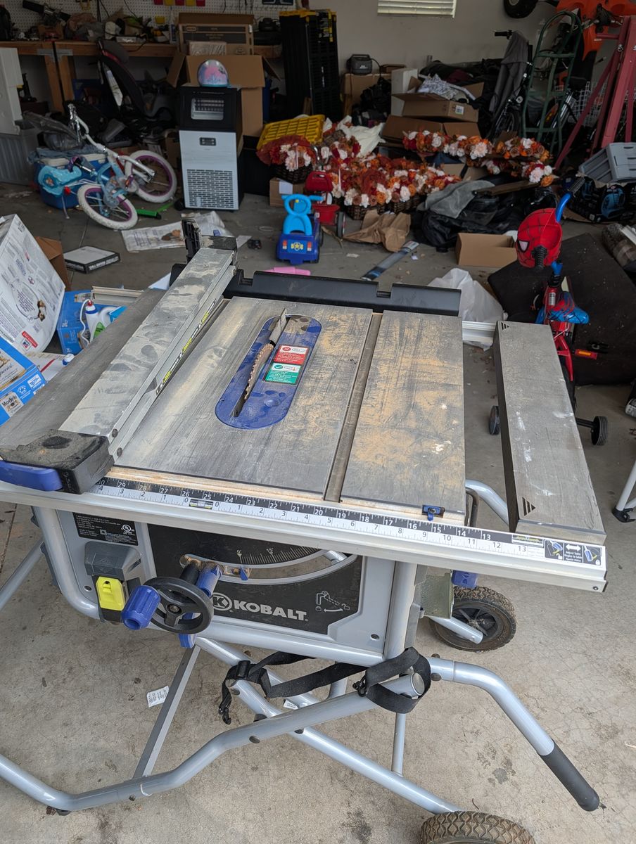 Kobalt Table Saw Only used once
