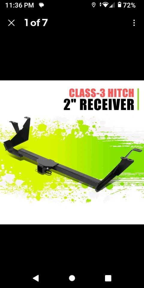Class 3 Trailer Hitch Receiver 2" Town & Country Grand Caravan 04-07 *STOW & GO SEATS ONLY*