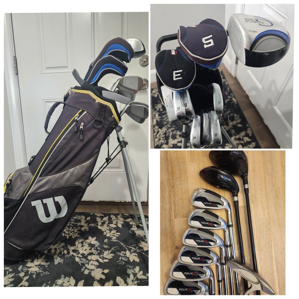 Full/complete golf clubs set (10 piece)