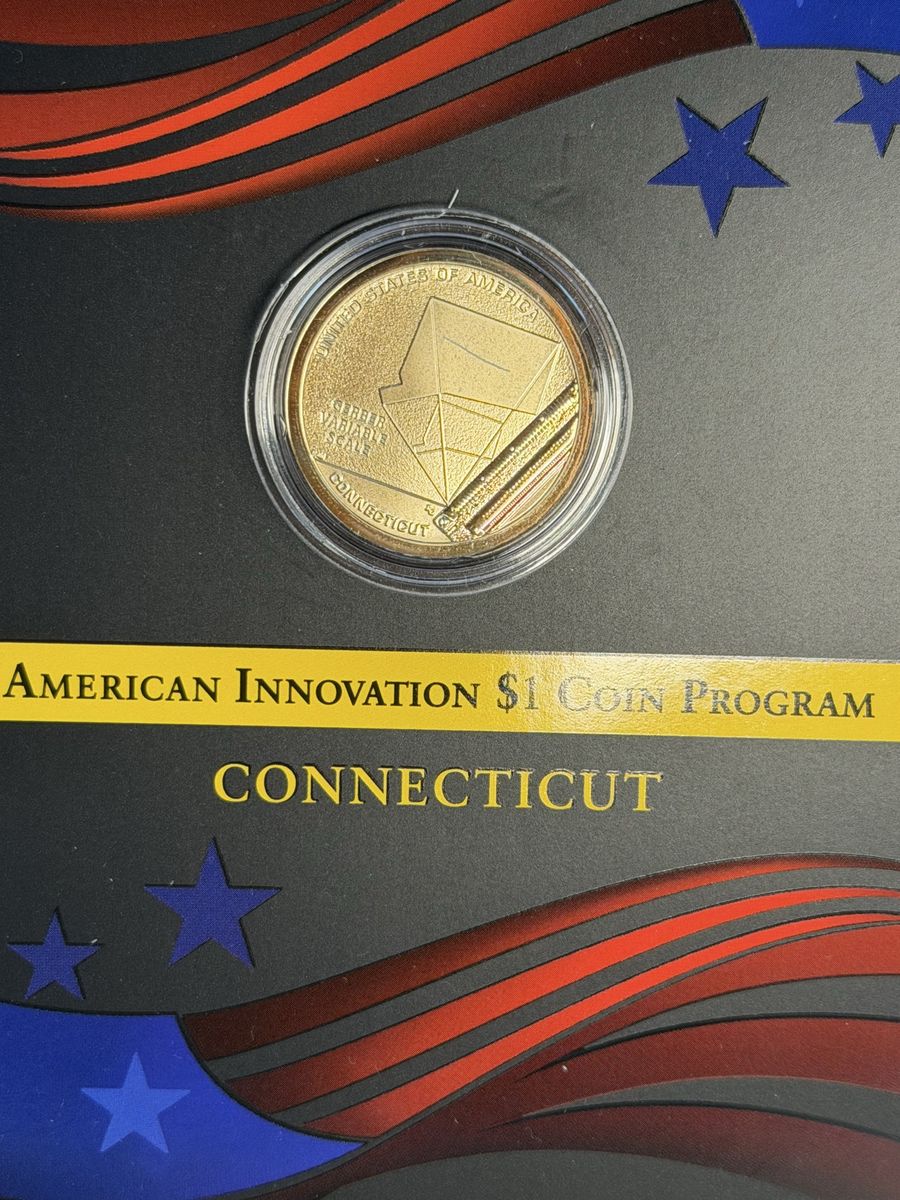 2020 American Innovation $1 Coin Program - Connecticut - Gerber Variable Scale US Mint