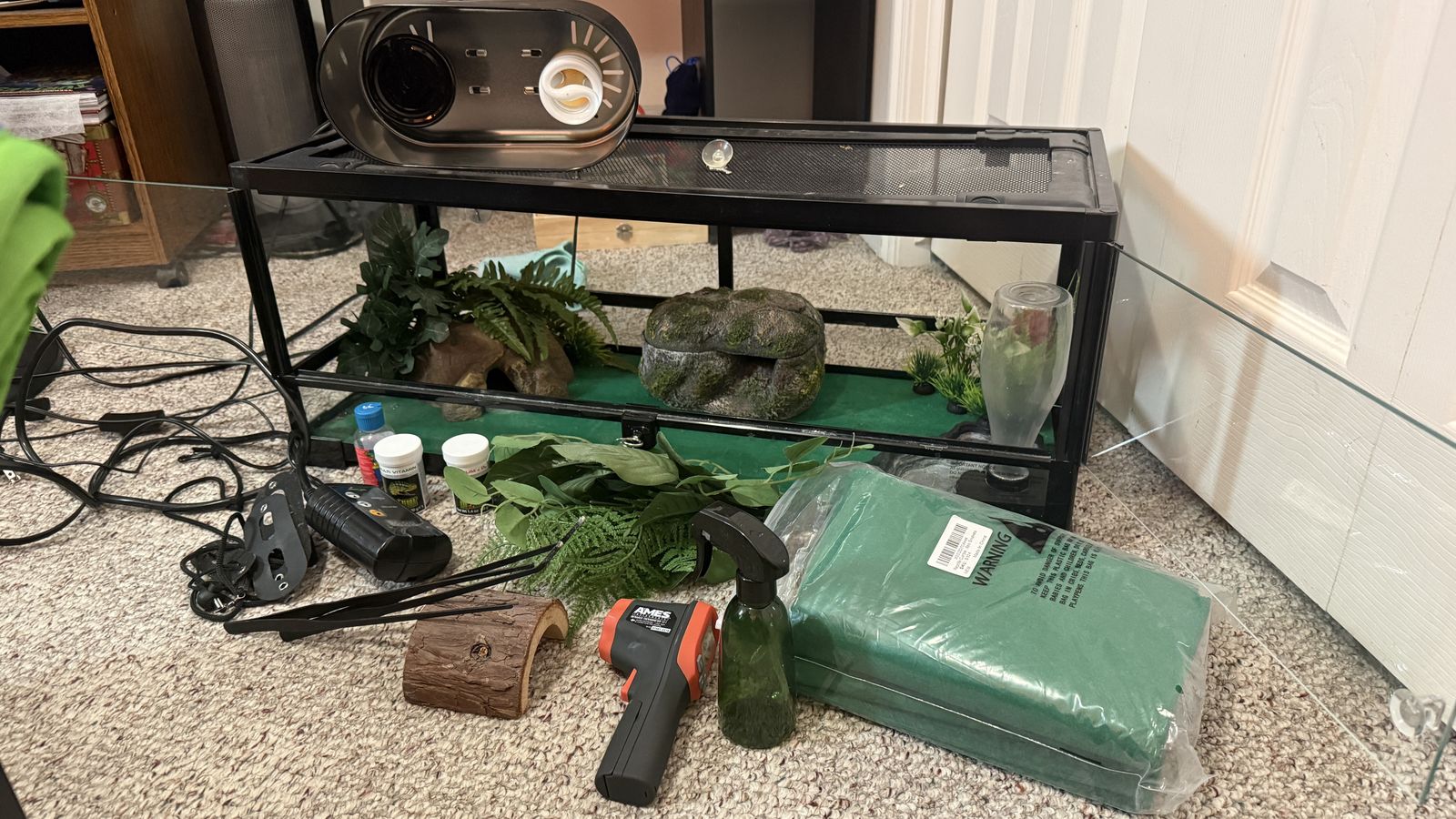 Fully Stacked Reptile Enclosure