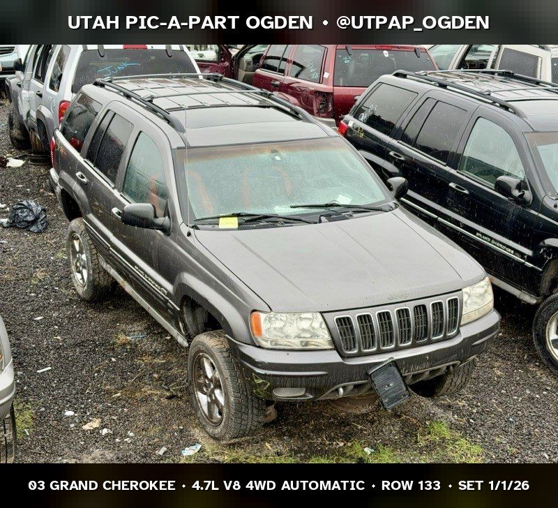 2003 Jeep Grand Cherokee WJ Parts - UTPAP Ogden