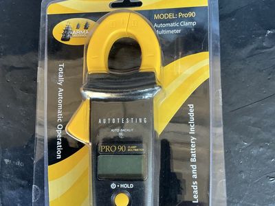 Armada Technologies Pro90 Automatic Clamp Multimeter - Auto Backlit, Case, Leads & Battery Included