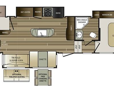 Used 2017 Keystone RV Cougar 336BHS