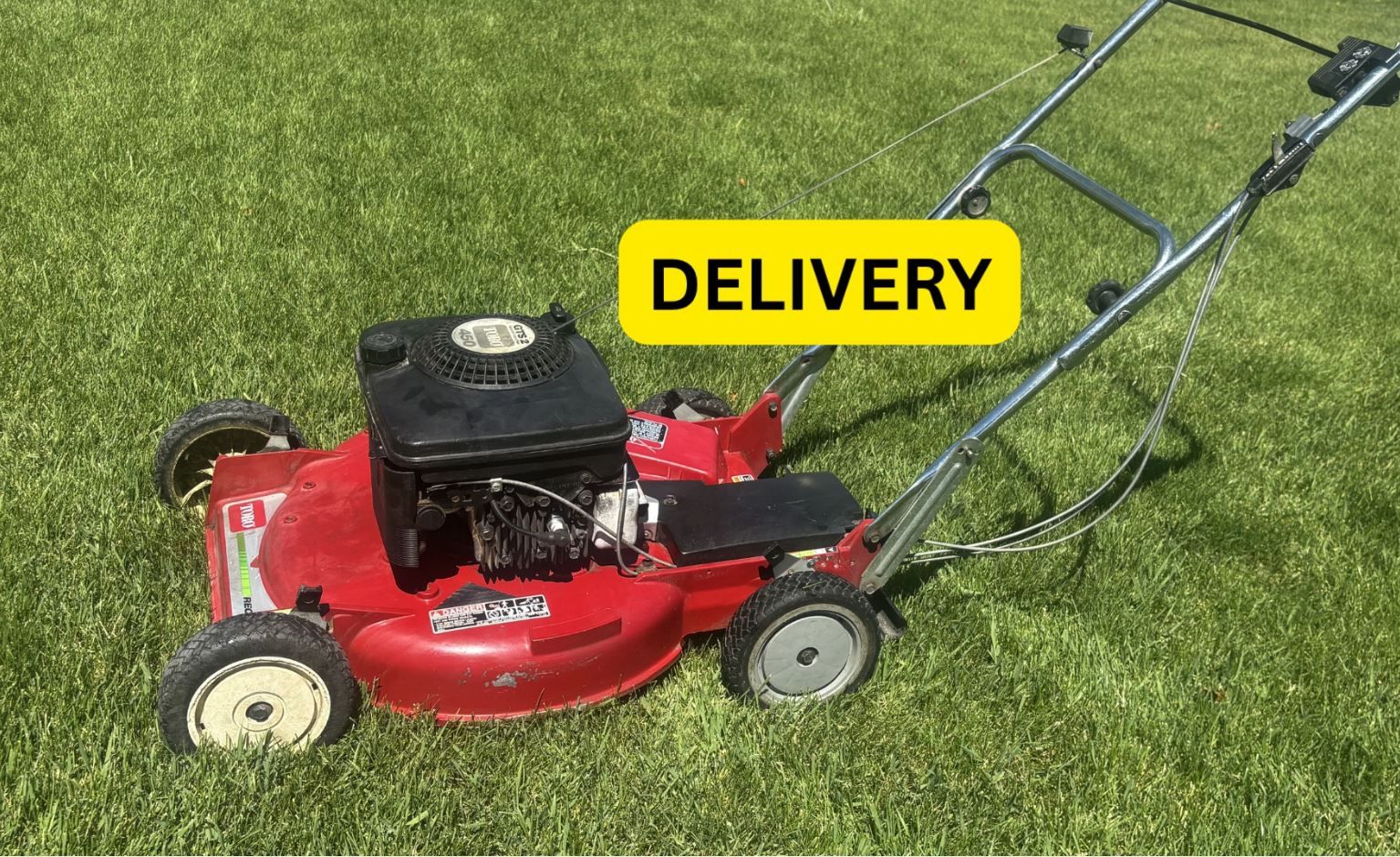 DELIVERY - SELF-PROPEL Mulcher - WORKING Toro GTS 2 450