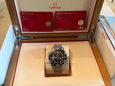Omega Seamaster Diver 300M Co-Axial Master Chronometer 42mm Black Dial