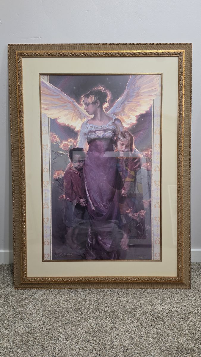 Rare Daniel Gerhartz Signed "The Gift of Hope" Print 50/400 Gold Framed