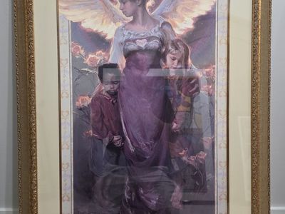 Rare Daniel Gerhartz Signed "The Gift of Hope" Print 50/400 Gold Framed