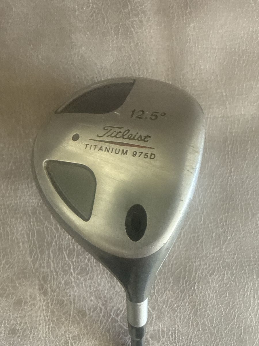 Titleist Titanium 975D 12.5° Driver Golf Club - Used Right-Handed Wood with Head Cover