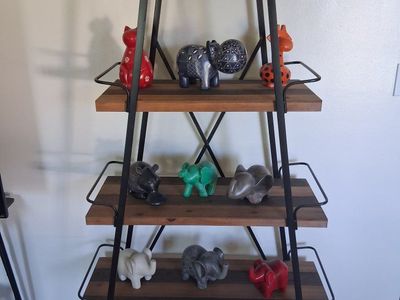 Hand-Carved African Stone Animal Figurines - Assorted Collection, Set