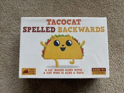 NEW Tacocat Spelled Backwards game