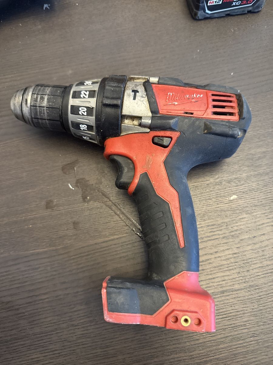 Milwaukee M12 Cordless Drill Driver - Red/Black, Compact & Powerful, Tool Only